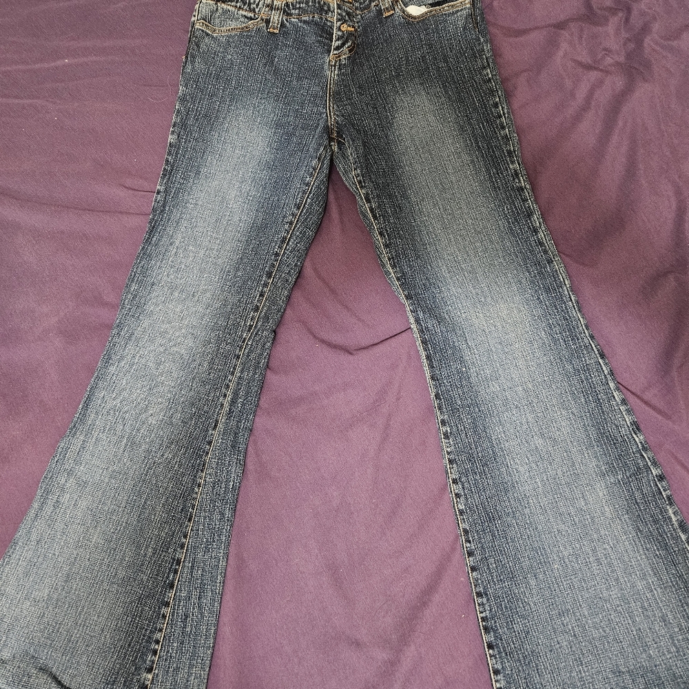 Women's Blue Bell Bottom Jeans - Size 9